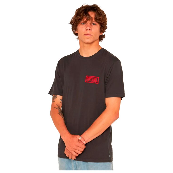 Rip Curl Tee-Shirt Made For Short Sleeve Washed Black Overview