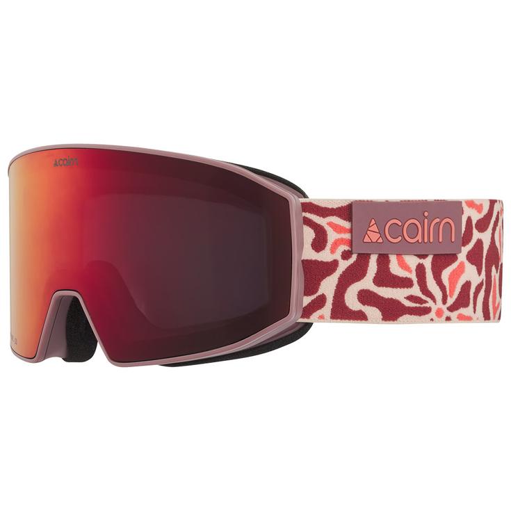 Cairn Masque de Ski Bera M Pure Mat Burgundy Présentation