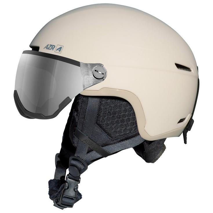 AZR Orion Visor Sable Mat Gris Miroir + Jaune 