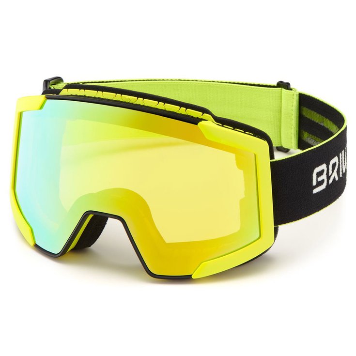 Briko Masque de Ski LAVA FIS 7.6 BLACK YELLOW-YM2 Présentation