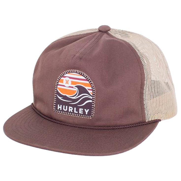 Hurley Gorra Mavericks Trucker Hat Velvet Brown Presentación