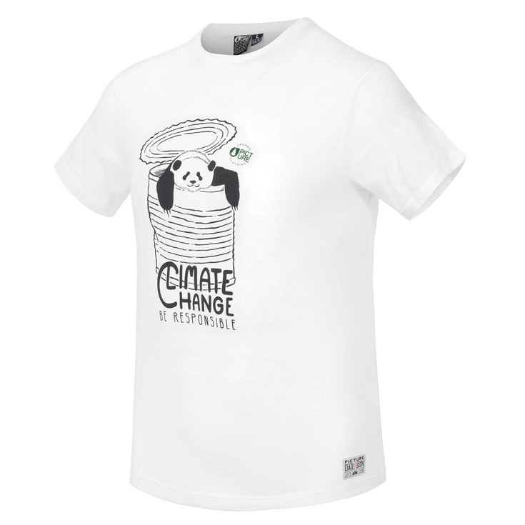 Picture Tee-shirt Panda White Profil