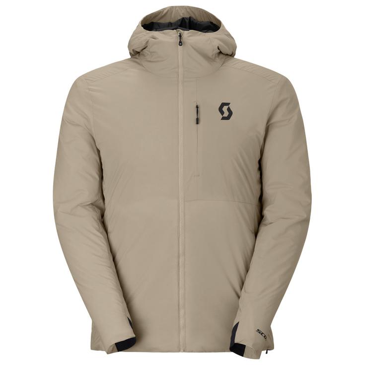 Scott Donsjassen Hoody Insuloft Light Portobello Beige Voorstelling