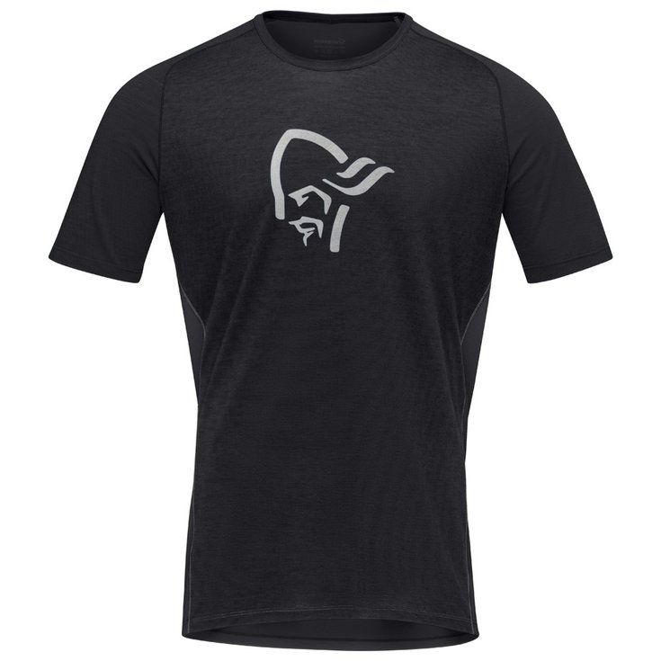 Norrona Fjørå Wool T-Shirt M's Caviar 