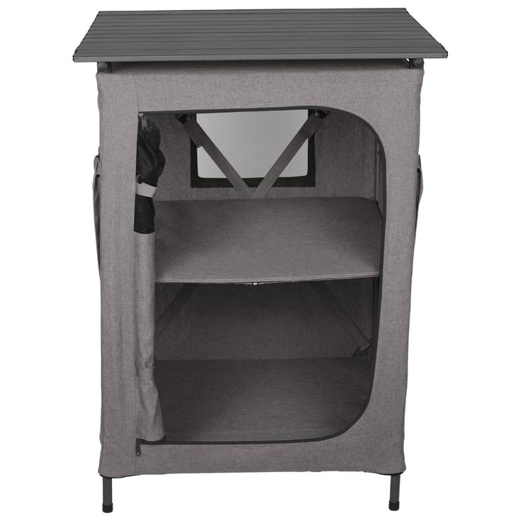 Kampa Table Hollow Cupboard Med Grey Présentation
