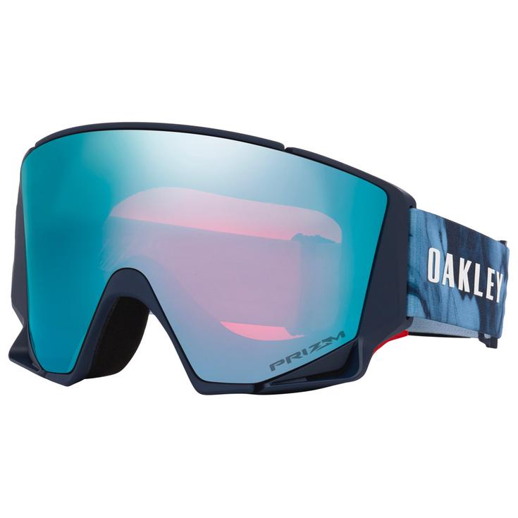 Oakley Skibrille Flow Scape M Aleksander Kilde Signature Prizm Sapphire + Prizm Iced Iridium Präsentation