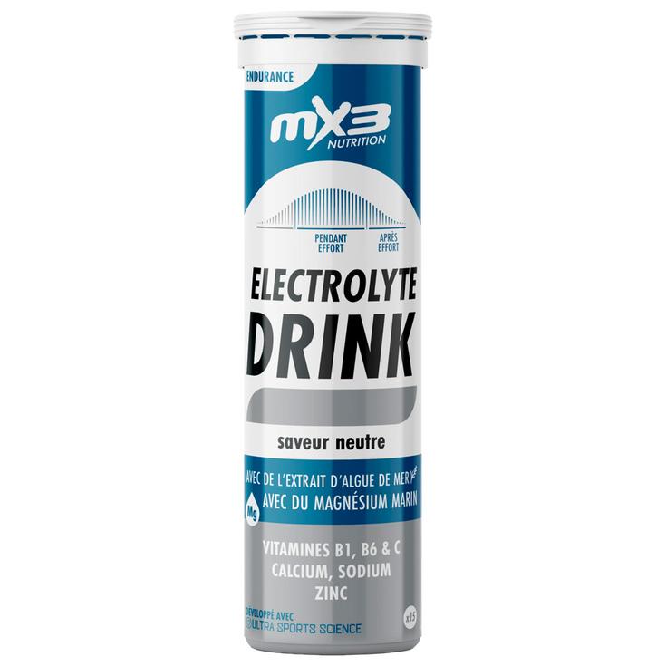 MX3 Drank Electrolytes Drink x15 Neutre Voorstelling