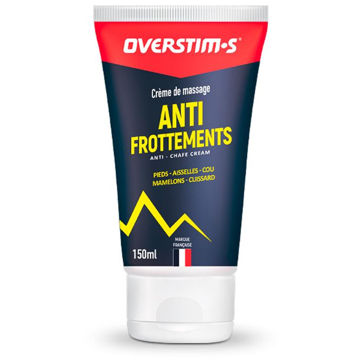 Overstims Soins des pieds Crème Anti-Frottements 150ml Présentation