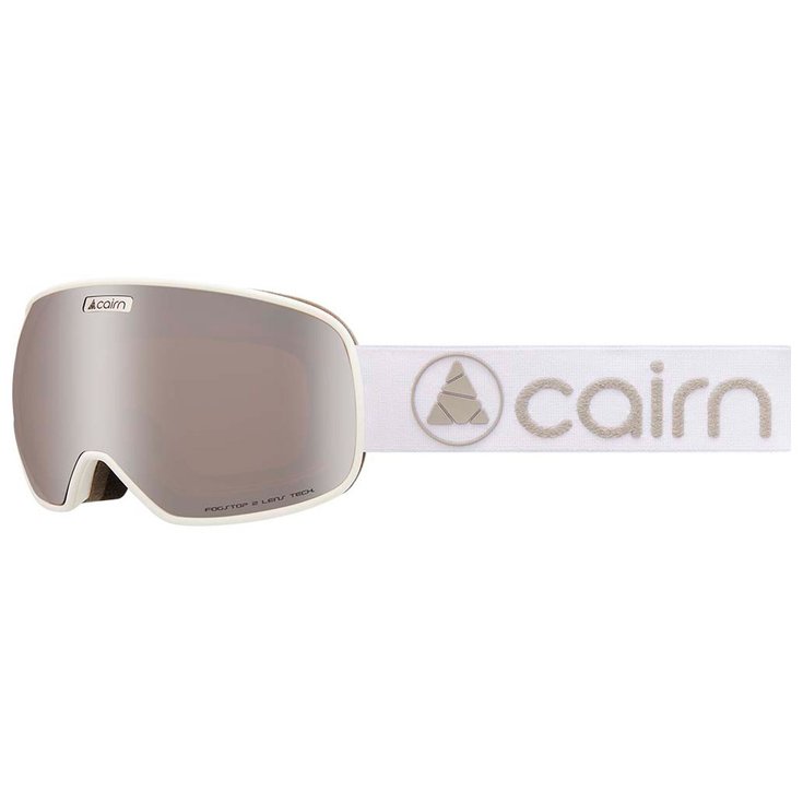 Cairn Goggles Magnetik Mat White Silver + Yellow Overview