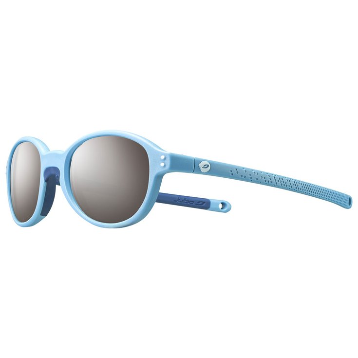 Julbo Sunglasses Frisbee Bleu Fonce Bleu Spectron 3+ Silver Flash Overview