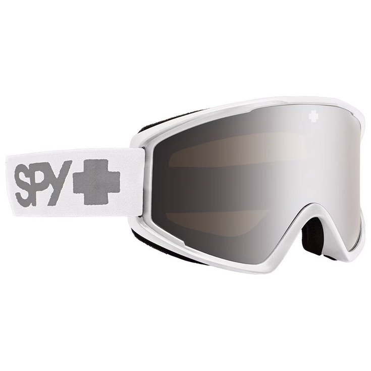 Spy Goggles Crusher Elite Matte White Bronze Silver Mirror Overview