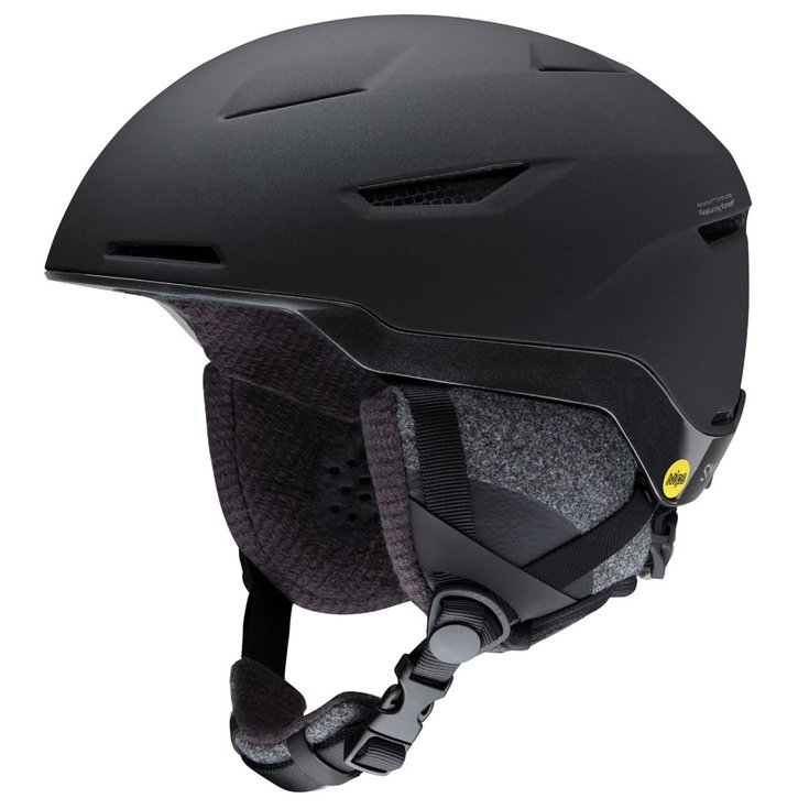 Capacete De Snowboard Feminino Smith Optics Allure MIPS - Preto Pérola Fosco, Tamanho P