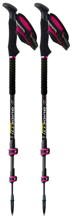 Guidetti Skistöcke B Light Rubis Carbone/Alu 125 cm Noir Rose Präsentation