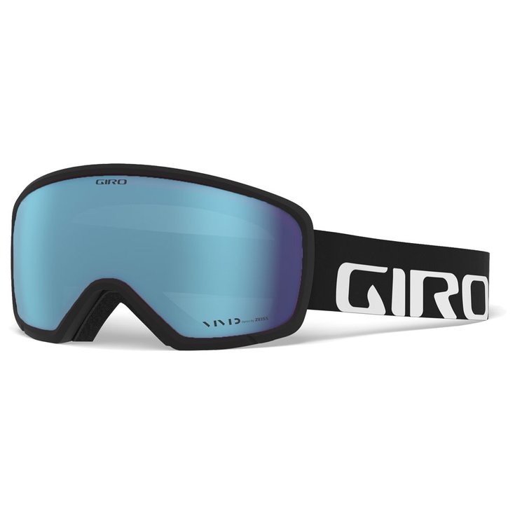 Giro Masque de Ski Ringo Black Wordmark Vivid Royal Profil