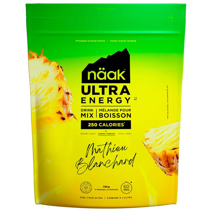Naak Beverage Ultra Energy Drink Mix 720 g. Ananas Ginseng Overview