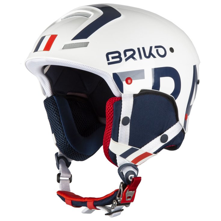 Briko Helmet Slalom France Shiny Blue White Overview