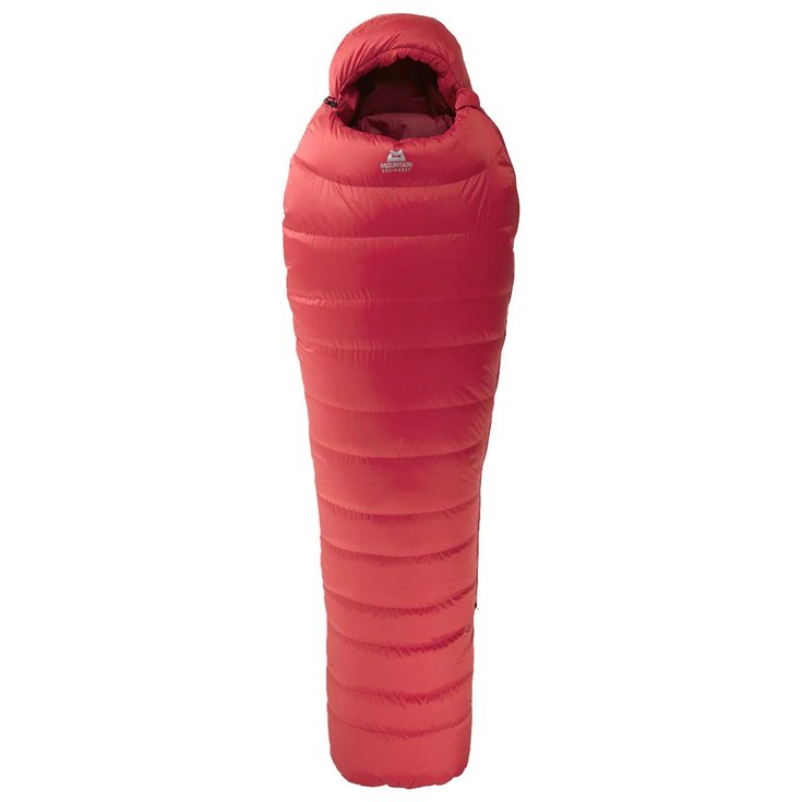 Mountain Equipment Sleeping bag Glacier 450 Regular Left Imperial Red Overview