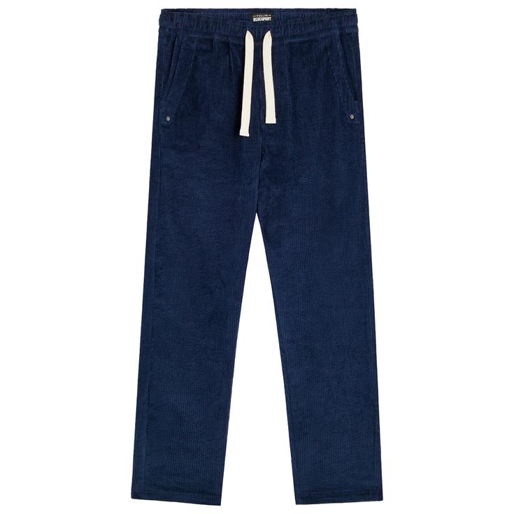 Pullin Broeken Dening Beach Corduroy Deep Blue Voorstelling