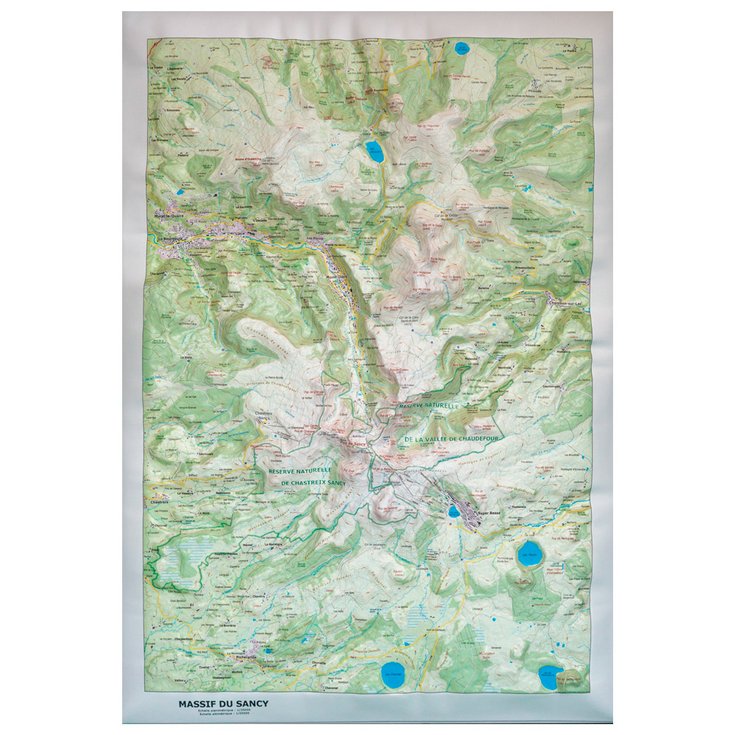 Deniveles Raised-relief map Massif du Sancy (Summer) Overview
