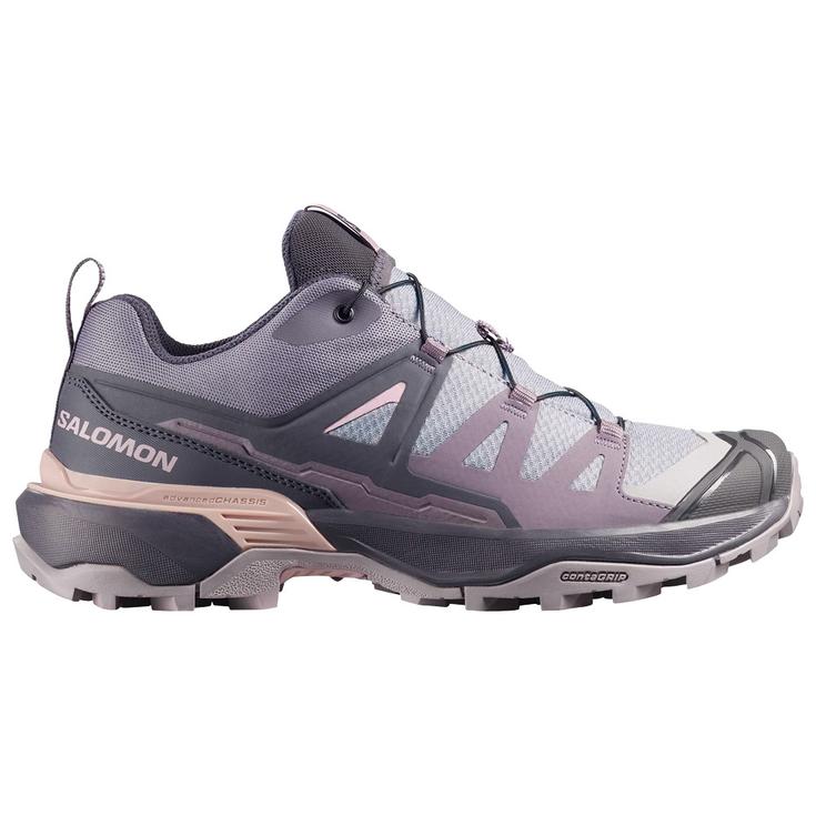 Salomon Chaussures de Fast Hiking X Ultra 360 W Gull Nine Iron Shadow Gray Présentation