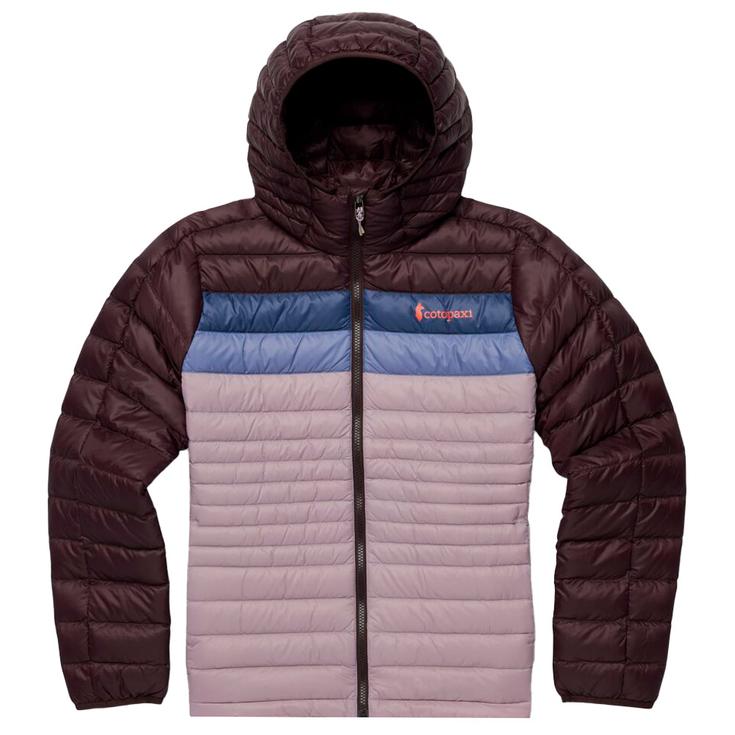 Cotopaxi Down jackets Fuego Down Hooded Jacket W Coffee and Quartz Overview