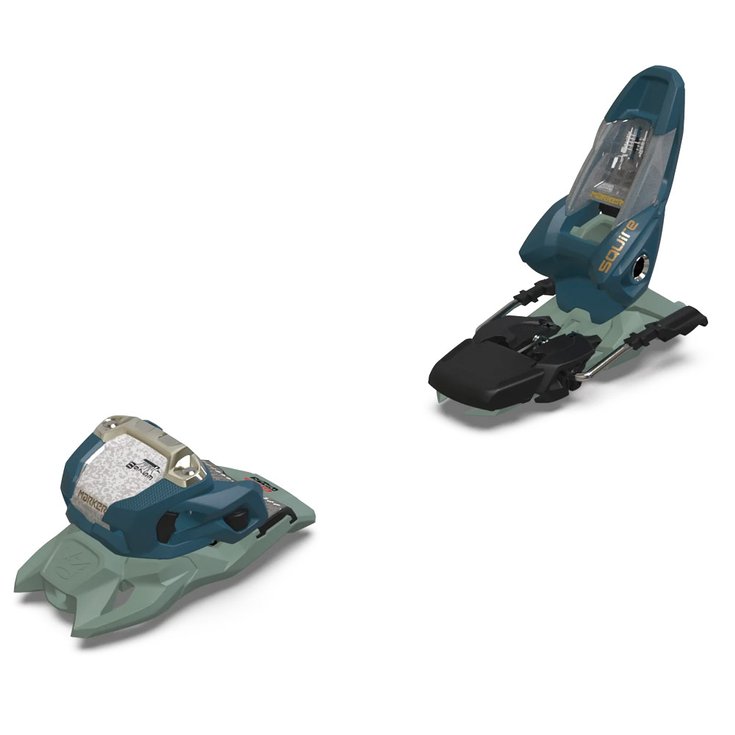 Marker Ski Binding Squire 11 90mm Green Teal Overview