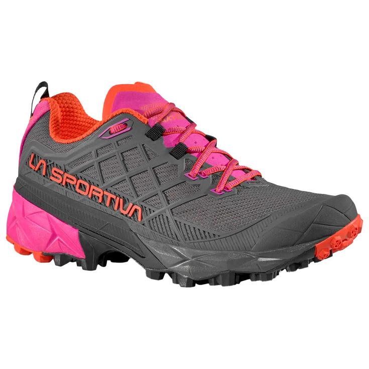 La Sportiva Chaussures de Fast Hiking Akyra II Carbon Cherry Tomato Présentation