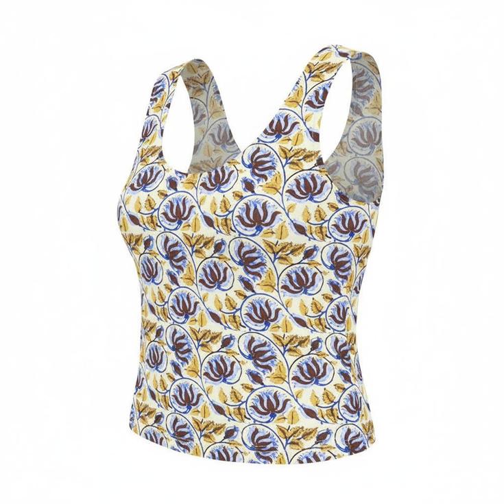 Picture Tee-Shirt Silya Printed Tank Top Alpine Thistle Print Overview