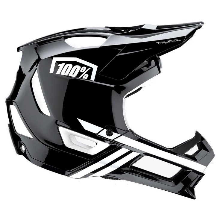 100% Casque VTT Trajecta W Fidlock Black White Présentation