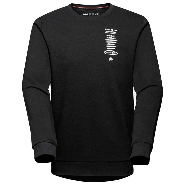 Mammut Sweat Core ML Crew Neck Every Day Black Overview