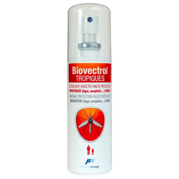 Pharmavoyage Répulsif Insectes Biovectrol Tropiques 75 ml Présentation