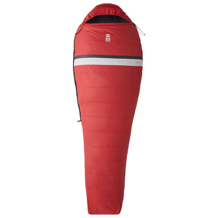 Wilsa Sleeping bag KL 250 Rouge - Droitier Overview