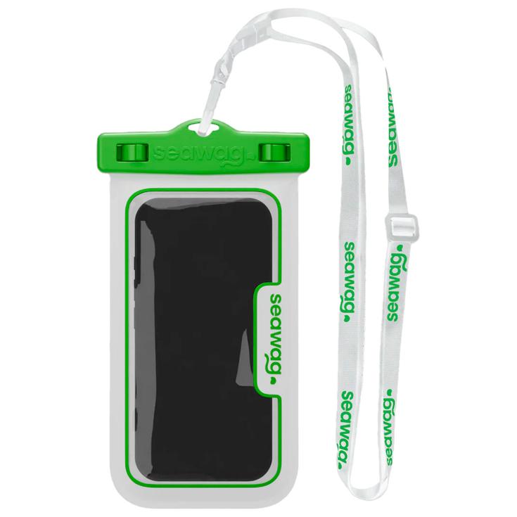 Seawag Pochette Etanche Waterproof Phone Cases 6.8" White Green Présentation