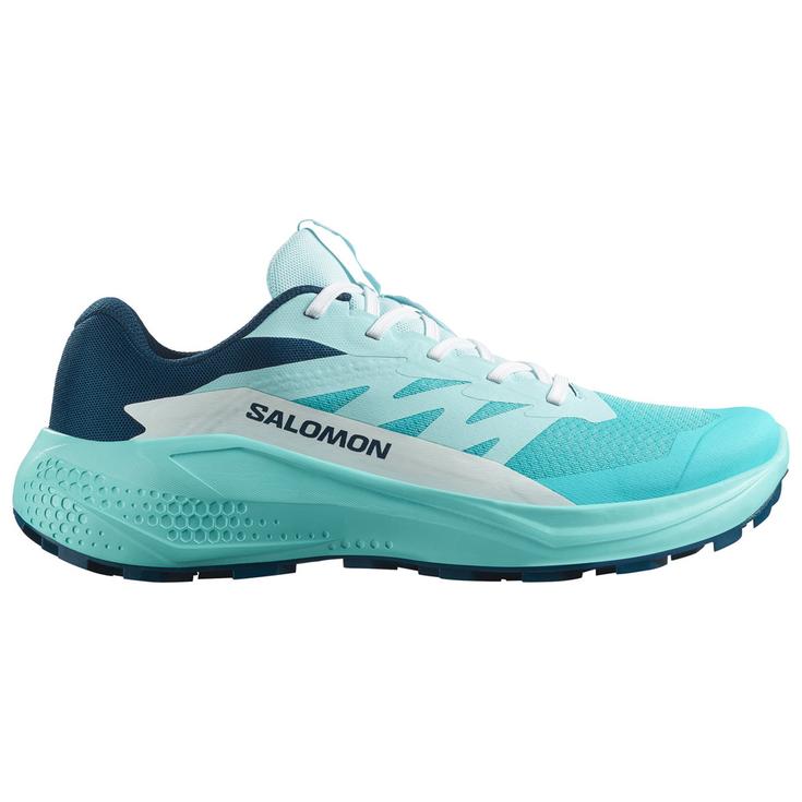 Salomon Trailrunning-Schuhe Alphaglide W Blue Curacao Poseidon Aruba Blue Präsentation