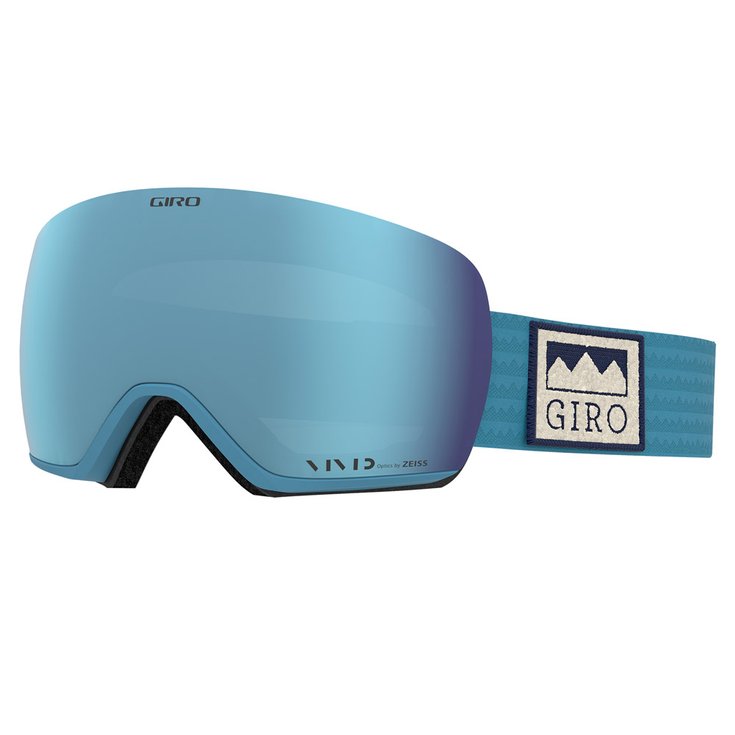 Giro Masque de Ski Lusi Powder Blue Alps Vivid Royal + Vivid Infrared - Sans Présentation