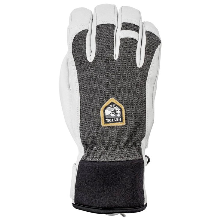 Hestra Handschuhe Army Leather Patrol Charcoal Präsentation
