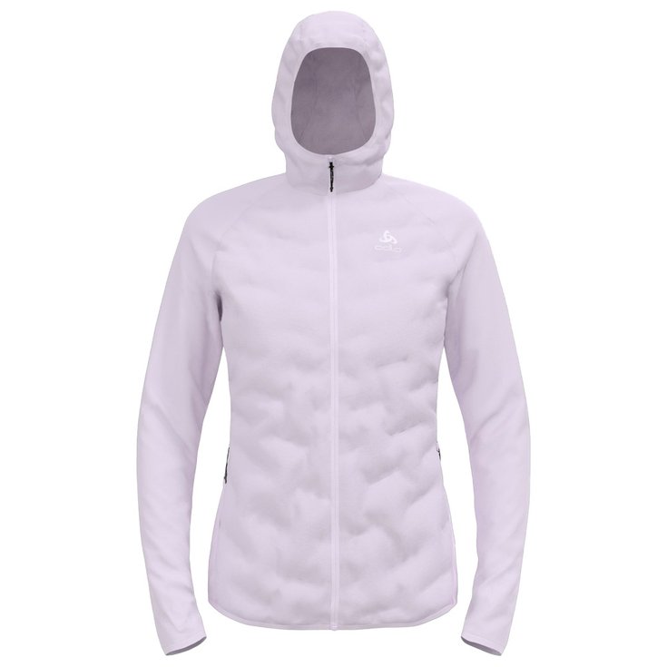 Odlo Zeroweight Insulator Mid Layer Hoody Full Zip W Misty Lilac 