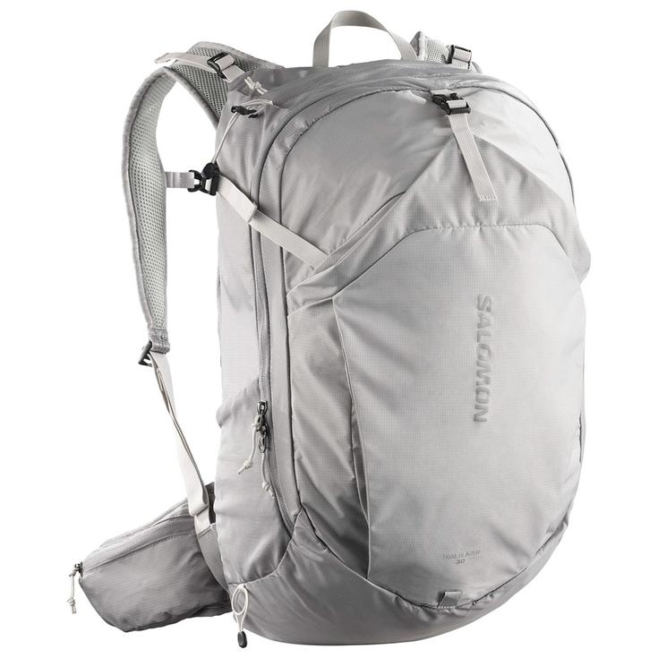 Salomon Mochila Trailblazer 30 Cloudburst Paloma Silver Cloud Presentación