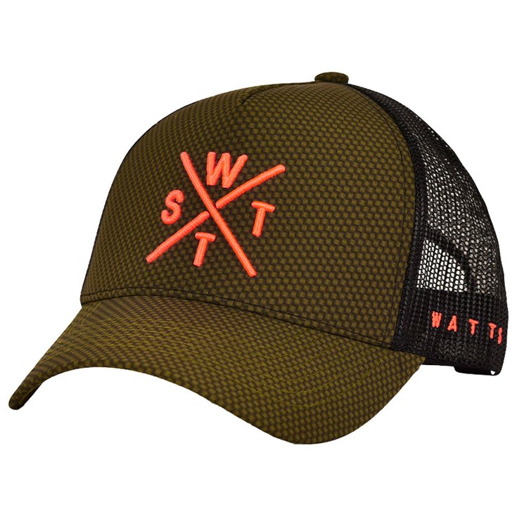 Watts Petten Tribe Cap Kaki Carbon Voorstelling