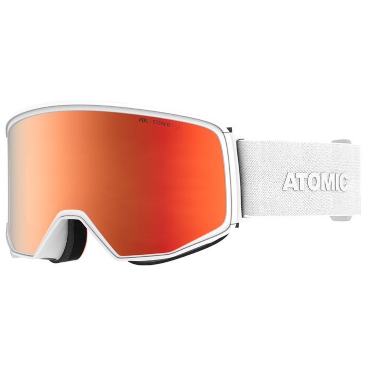 Atomic Masque de Ski Four Q Stereo White Red Stereo + Yellow Pink Stereo Overview