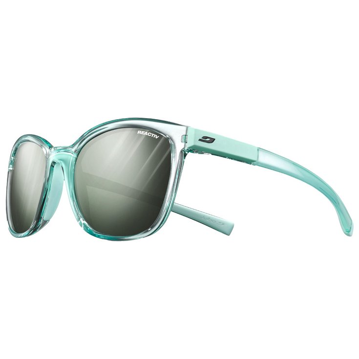 Julbo Lunettes de soleil Spark Translucide Brillant Bleu Clair Reactiv Glare Control 1-3 Présentation