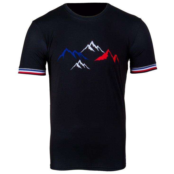 Le Colibri Frenchy Trail T-shirt Le Montagnard Noir Voorstelling