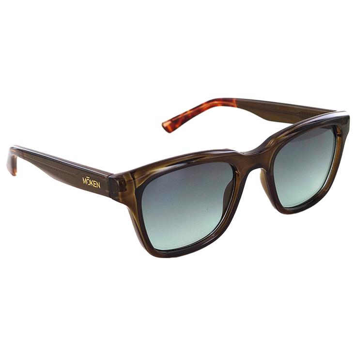Moken Vision Gafas Jones Khaki Green Polarized Presentación