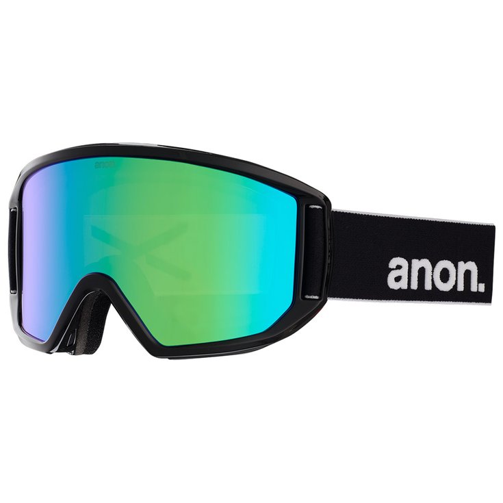 Anon Goggles Relapse Black Sonar Green + Amber Overview