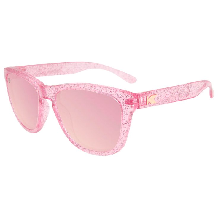 Knockaround Zonnebrillen Kids Premiums Pink Sparkle Voorstelling