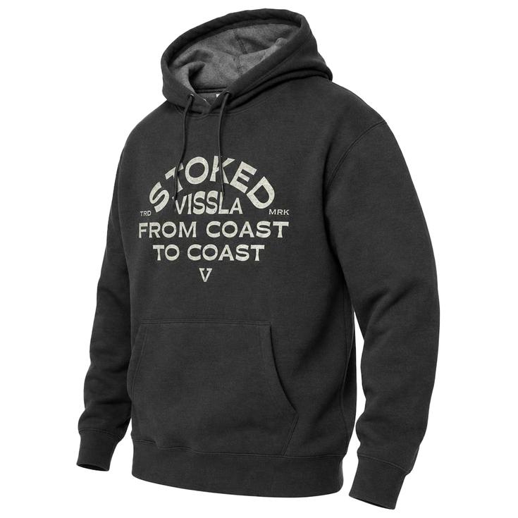 Vissla Sudadera Coastal Eco Po Hoodie Black Heather Presentación
