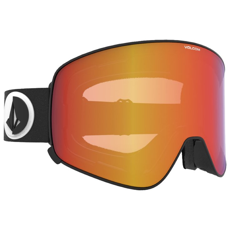 Volcom Masque de Ski Odyssey Gloss Black Red Chrome Presentación