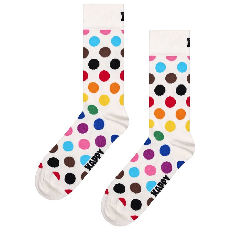 Happy Socks Calcetines Crew Socks Pride Dots White Presentación