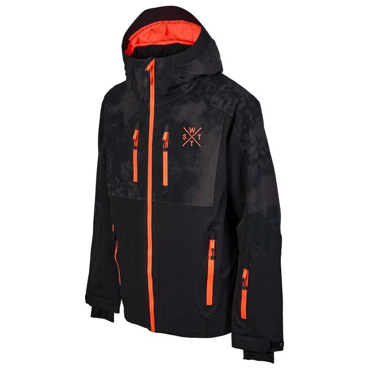 Watts Ski Jacket Blow Acid Wash Dar Iron Overview