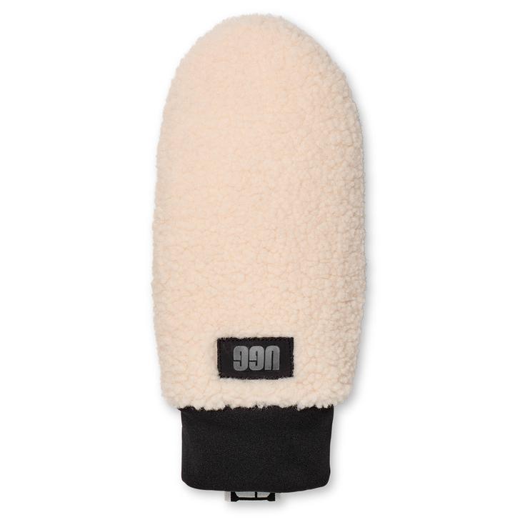 UGG Mitten W Uggfluff Mitten With Logo Tape Nimbus Overview